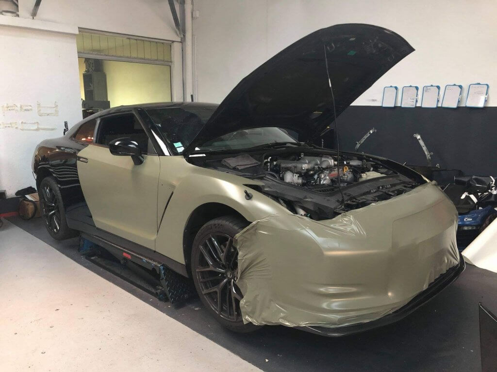 Covering personnalisé sur Nissan GTR