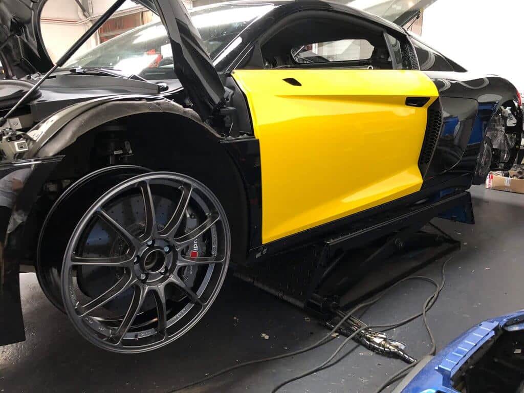 Covering complet sur audi r8