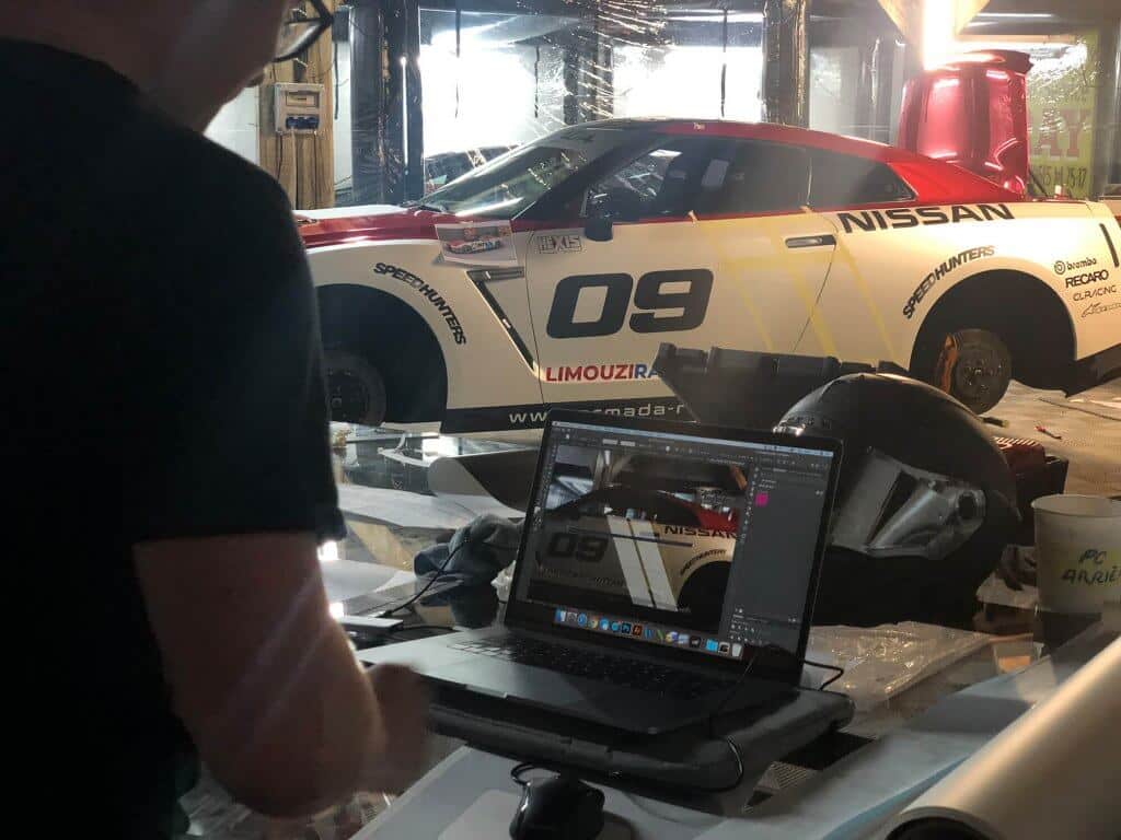 Creation covering sur mesure en live