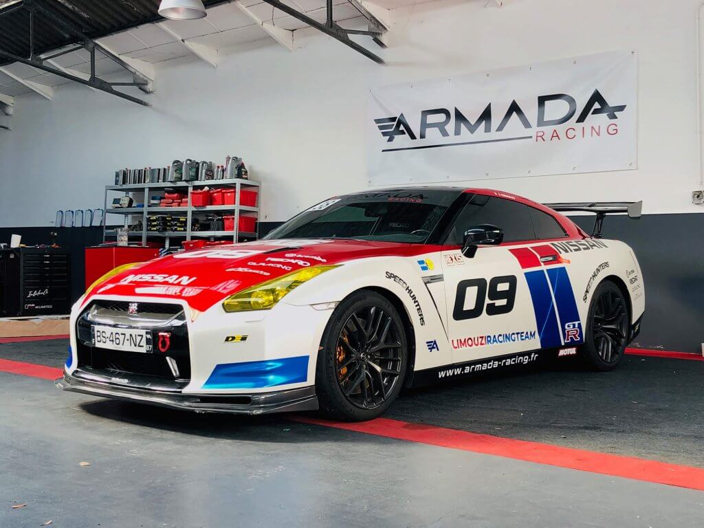 covering complet nissan gtr de circuit