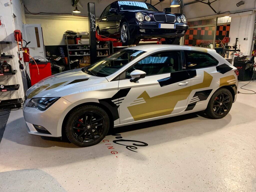 Covering personnalisé sur Seat Cupra