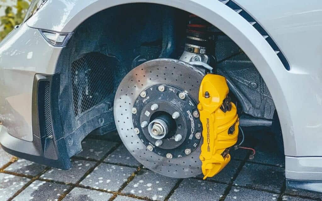 Frein céramique sur porsche gt2 rs