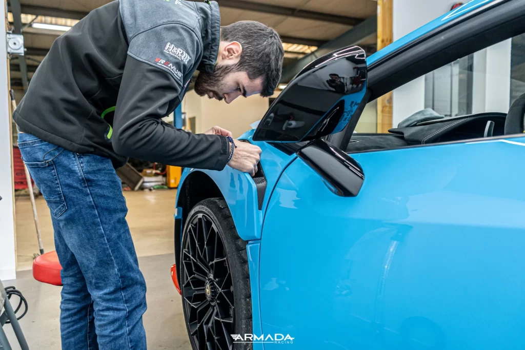 bodyfence lamborghini sto film de protection carrosserie