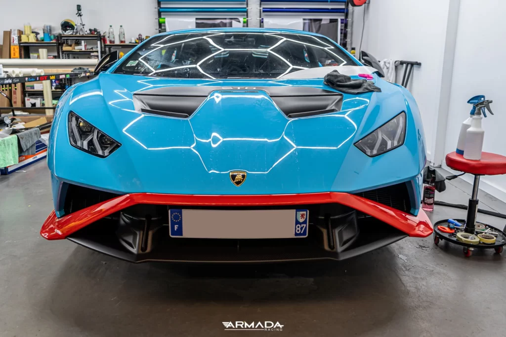 bodyfence lamborghini sto film de protection carrosserie