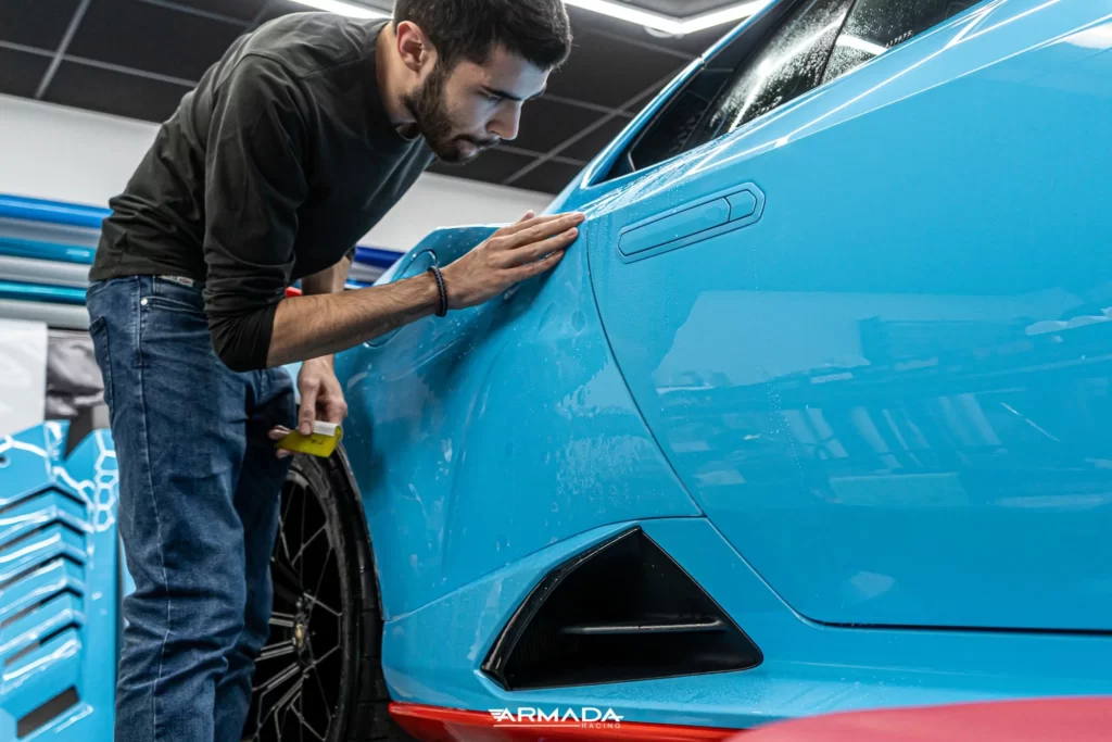 bodyfence lamborghini sto film de protection carrosserie