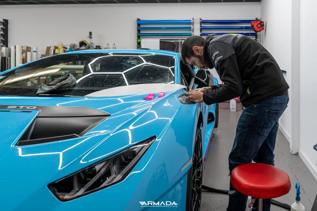 bodyfence lamborghini sto film de protection carrosserie
