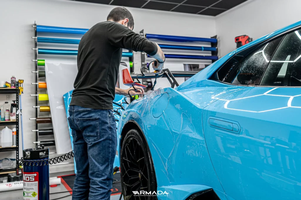 bodyfence lamborghini sto film de protection carrosserie